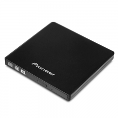 先鋒(Pioneer) 8倍速 USB2.0外置光驅(qū) 支持DVD/CD讀寫 DVD刻錄機 移動光驅(qū) 黑色/DVR-XU01C