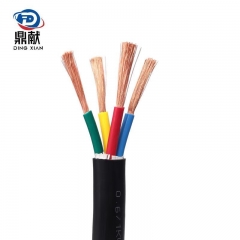 鼎獻 電線電纜 國標 RVV 4*10平方 四芯銅絲工程主線電纜線 1米